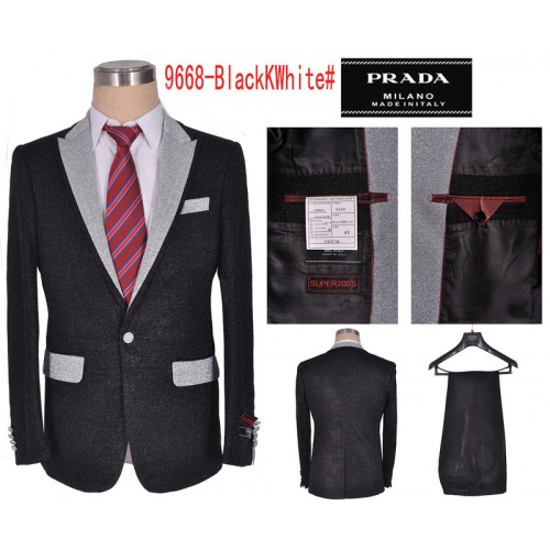 Cheap Prada Two-Piece Suits Long Sleeved For Men #497476 Replica Wholesale [$93.00 USD] [ITEM#497476] on Replica Prada Suits