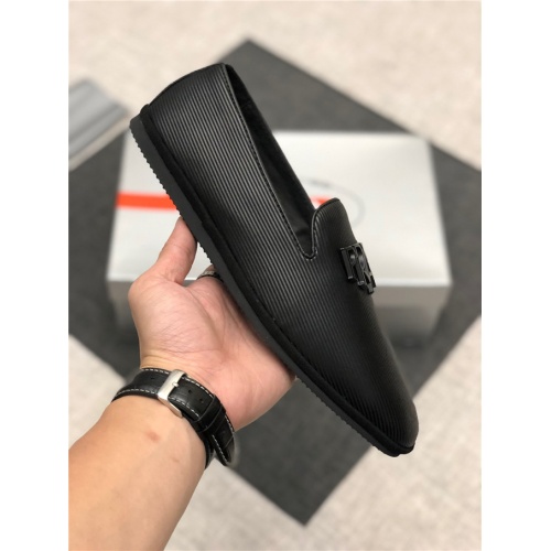 Cheap Prada Leather Shoes For Men #497596 Replica Wholesale [$85.00 USD] [ITEM#497596] on Replica Prada Leather Shoes