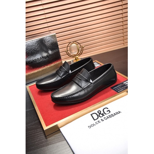 Cheap Dolce&amp;Gabbana DG Leather Shoes For Men #497621 Replica Wholesale [$82.00 USD] [ITEM#497621] on Replica Dolce &amp; Gabbana D&amp;G Leather Shoes