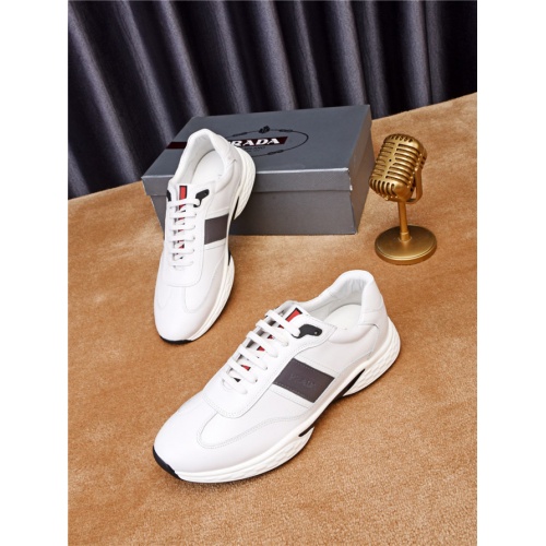 Cheap Prada Casual Shoes For Men #497701 Replica Wholesale [$80.00 USD] [ITEM#497701] on Replica Prada Flat Shoes