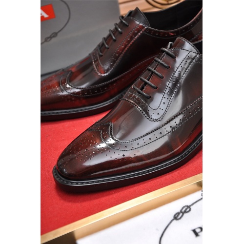 Cheap Prada Leather Shoes For Men #497738 Replica Wholesale [$85.00 USD] [ITEM#497738] on Replica Prada Leather Shoes