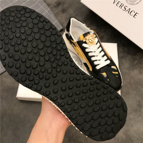 Cheap Versace Casual Shoes For Men #497752 Replica Wholesale [$78.00 USD] [ITEM#497752] on Replica Versace Flat Shoes