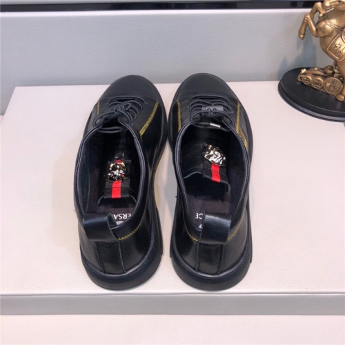 Cheap Versace Casual Shoes For Men #497774 Replica Wholesale [$78.00 USD] [ITEM#497774] on Replica Versace Flat Shoes