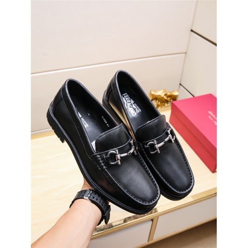 Cheap Salvatore Ferragamo SF Leather Shoes For Men #498079 Replica Wholesale [$78.00 USD] [ITEM#498079] on Replica Salvatore Ferragamo Leather Shoes