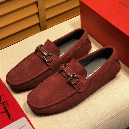 Cheap Salvatore Ferragamo SF Leather Shoes For Men #498092 Replica Wholesale [$80.00 USD] [ITEM#498092] on Replica Salvatore Ferragamo Leather Shoes