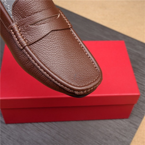 Cheap Salvatore Ferragamo SF Leather Shoes For Men #498099 Replica Wholesale [$80.00 USD] [ITEM#498099] on Replica Salvatore Ferragamo Leather Shoes