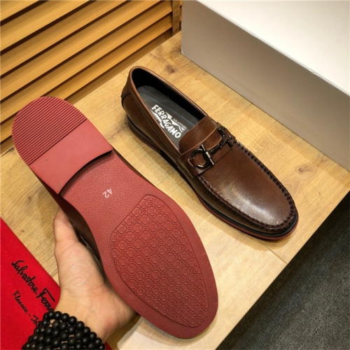 Cheap Salvatore Ferragamo SF Leather Shoes For Men #498104 Replica Wholesale [$82.00 USD] [ITEM#498104] on Replica Salvatore Ferragamo Leather Shoes