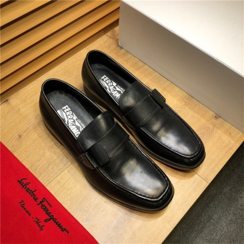 Cheap Salvatore Ferragamo SF Leather Shoes For Men #498107 Replica Wholesale [$82.00 USD] [ITEM#498107] on Replica Salvatore Ferragamo Leather Shoes