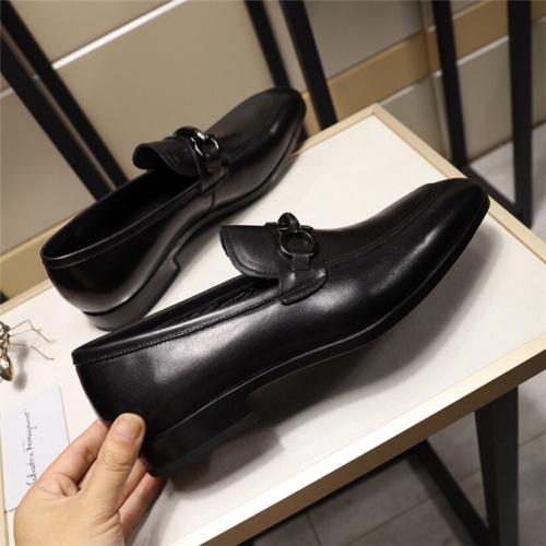 Cheap Salvatore Ferragamo SF Leather Shoes For Men #498110 Replica Wholesale [$85.00 USD] [ITEM#498110] on Replica Salvatore Ferragamo Leather Shoes