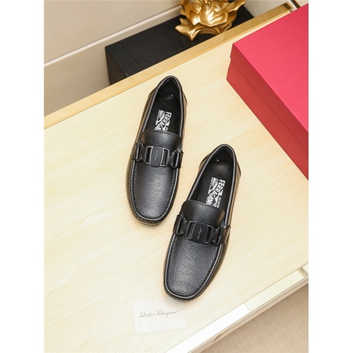Cheap Salvatore Ferragamo SF Leather Shoes For Men #498113 Replica Wholesale [$69.00 USD] [ITEM#498113] on Replica Salvatore Ferragamo Leather Shoes