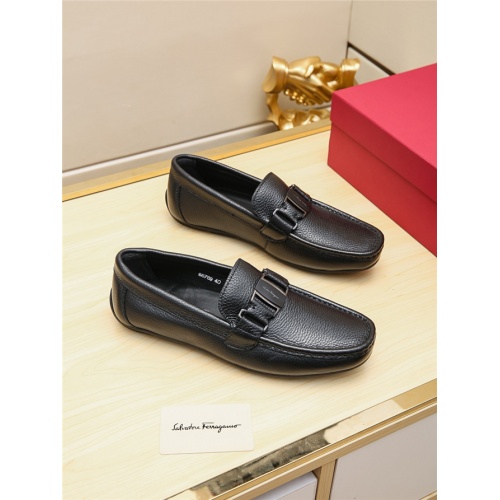 Cheap Salvatore Ferragamo SF Leather Shoes For Men #498113 Replica Wholesale [$69.00 USD] [ITEM#498113] on Replica Salvatore Ferragamo Leather Shoes
