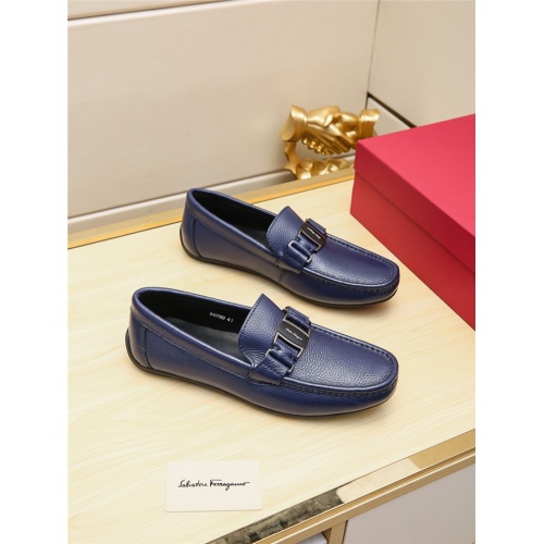 Cheap Salvatore Ferragamo SF Leather Shoes For Men #498114 Replica Wholesale [$69.00 USD] [ITEM#498114] on Replica Salvatore Ferragamo Leather Shoes