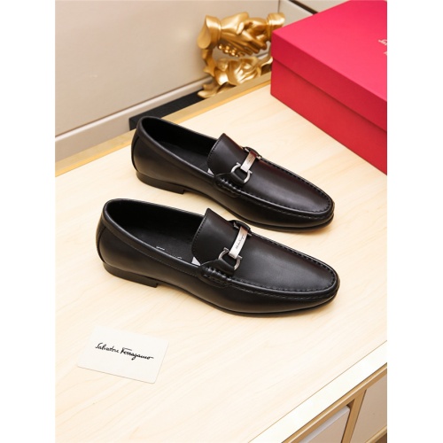 Cheap Salvatore Ferragamo SF Leather Shoes For Men #498117 Replica Wholesale [$69.00 USD] [ITEM#498117] on Replica Salvatore Ferragamo Leather Shoes