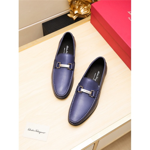 Cheap Salvatore Ferragamo SF Leather Shoes For Men #498118 Replica Wholesale [$69.00 USD] [ITEM#498118] on Replica Salvatore Ferragamo Leather Shoes