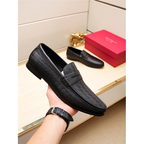 Cheap Salvatore Ferragamo SF Leather Shoes For Men #498119 Replica Wholesale [$69.00 USD] [ITEM#498119] on Replica Salvatore Ferragamo Leather Shoes