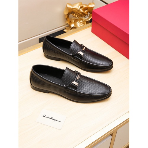 Cheap Salvatore Ferragamo SF Leather Shoes For Men #498121 Replica Wholesale [$69.00 USD] [ITEM#498121] on Replica Salvatore Ferragamo Leather Shoes