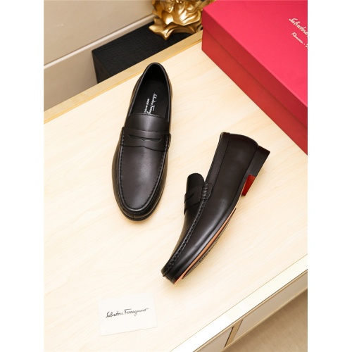 Cheap Salvatore Ferragamo SF Leather Shoes For Men #498124 Replica Wholesale [$69.00 USD] [ITEM#498124] on Replica Salvatore Ferragamo Leather Shoes
