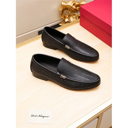 Cheap Salvatore Ferragamo SF Leather Shoes For Men #498126 Replica Wholesale [$69.00 USD] [ITEM#498126] on Replica Salvatore Ferragamo Leather Shoes
