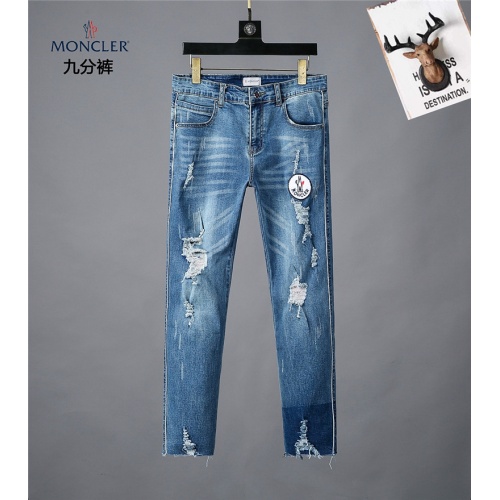 Cheap Moncler Jeans For Men #498189 Replica Wholesale [$50.00 USD] [ITEM#498189] on Replica Moncler Jeans