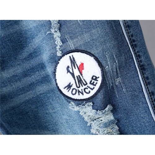 Cheap Moncler Jeans For Men #498189 Replica Wholesale [$50.00 USD] [ITEM#498189] on Replica Moncler Jeans