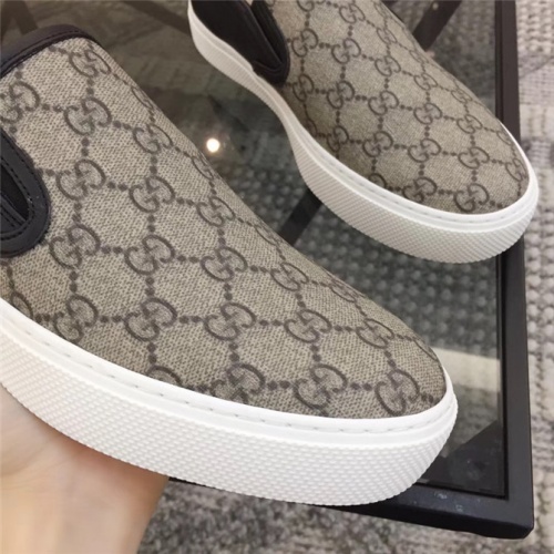 Cheap Gucci Casual Shoes For Men #498229 Replica Wholesale [$70.00 USD] [ITEM#498229] on Replica Gucci Casual Shoes