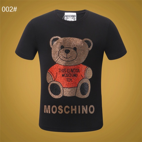 Cheap Moschino T-Shirts Short Sleeved For Men #498568 Replica Wholesale [$29.00 USD] [ITEM#498568] on Replica Moschino T-Shirts