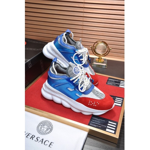 Cheap Versace Casual Shoes For Men #498662 Replica Wholesale [$92.00 USD] [ITEM#498662] on Replica Versace Flat Shoes