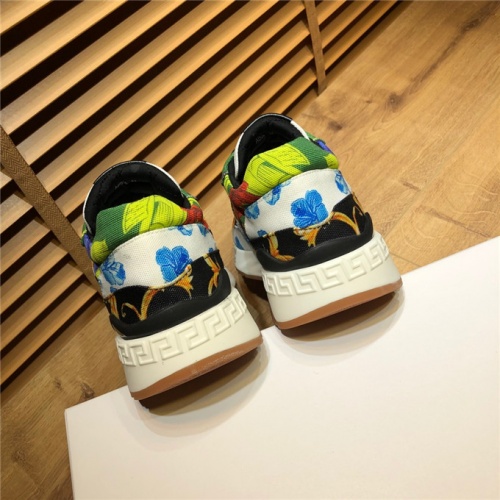 Cheap Versace Casual Shoes For Men #498683 Replica Wholesale [$92.00 USD] [ITEM#498683] on Replica Versace Flat Shoes