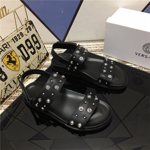 Cheap Versace Fashion Sandal For Men #498721 Replica Wholesale [$52.00 USD] [ITEM#498721] on Replica Versace Sandal