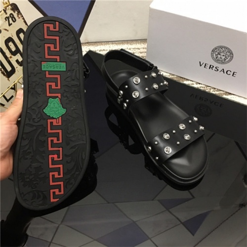 Cheap Versace Fashion Sandal For Men #498721 Replica Wholesale [$52.00 USD] [ITEM#498721] on Replica Versace Sandal