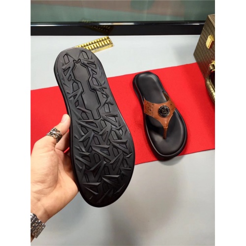 Cheap Versace Fashion Slippers For Men #498752 Replica Wholesale [$44.00 USD] [ITEM#498752] on Replica Versace Slippers