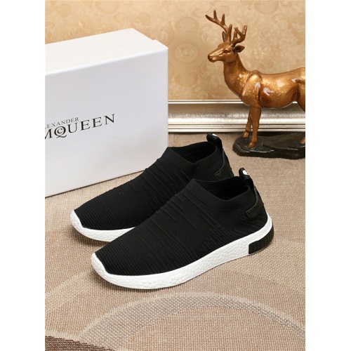 Cheap Alexander McQueen Casual Shoes For Men #498794 Replica Wholesale [$65.00 USD] [ITEM#498794] on Replica Alexander McQueen Casual Shoes