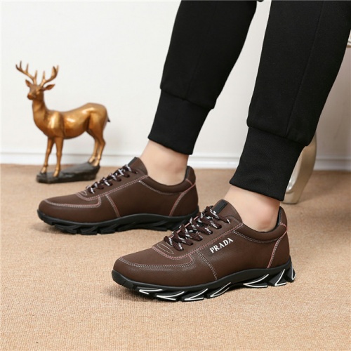 Cheap Prada Casual Shoes For Men #498861 Replica Wholesale [$75.00 USD] [ITEM#498861] on Replica Prada Flat Shoes