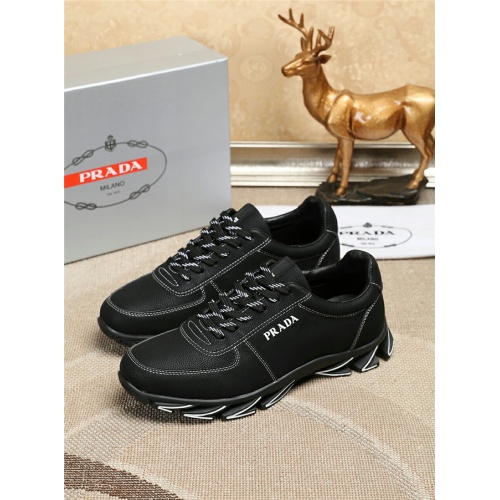 Cheap Prada Casual Shoes For Men #498862 Replica Wholesale [$75.00 USD] [ITEM#498862] on Replica Prada Flat Shoes