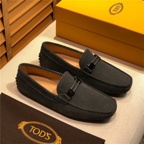 Cheap TOD\'S Leather Shoes For Men #499059 Replica Wholesale [$94.00 USD] [ITEM#499059] on Replica TOD'S Shoes