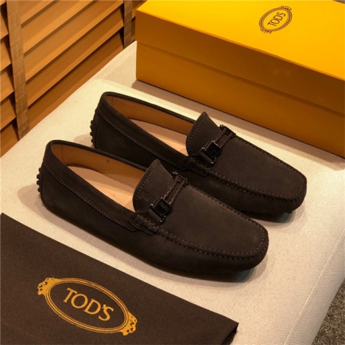 Cheap TOD\'S Leather Shoes For Men #499060 Replica Wholesale [$94.00 USD] [ITEM#499060] on Replica TOD'S Shoes