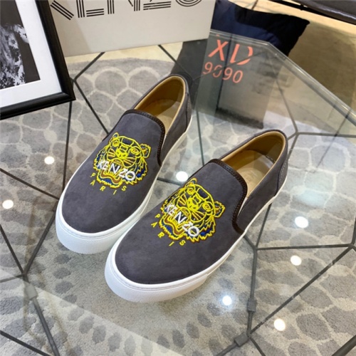 Cheap Kenzo Casual Shoes For Men #499094 Replica Wholesale [$69.00 USD] [ITEM#499094] on Replica Kenzo Shoes