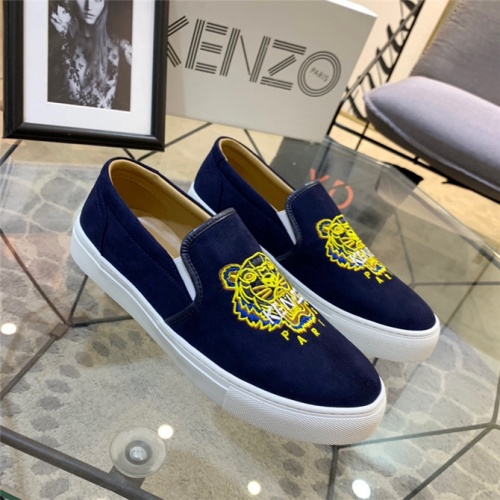 Cheap Kenzo Casual Shoes For Men #499095 Replica Wholesale [$69.00 USD] [ITEM#499095] on Replica Kenzo Shoes