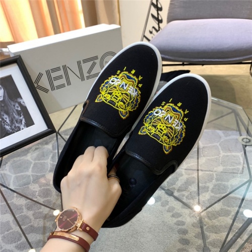 Cheap Kenzo Casual Shoes For Men #499096 Replica Wholesale [$69.00 USD] [ITEM#499096] on Replica Kenzo Shoes