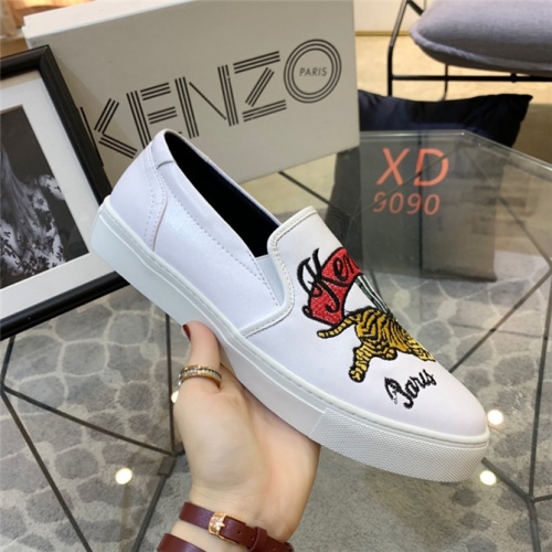 Cheap Kenzo Casual Shoes For Men #499097 Replica Wholesale [$75.00 USD] [ITEM#499097] on Replica Kenzo Shoes