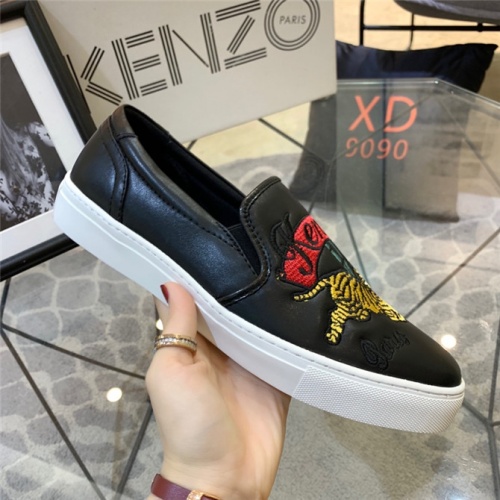 Cheap Kenzo Casual Shoes For Men #499098 Replica Wholesale [$75.00 USD] [ITEM#499098] on Replica Kenzo Shoes