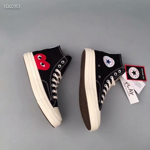 Cheap Converse High Tops Leather Shoes For Women #499219 Replica Wholesale [$80.00 USD] [ITEM#499219] on Replica Converse High Tops Shoes