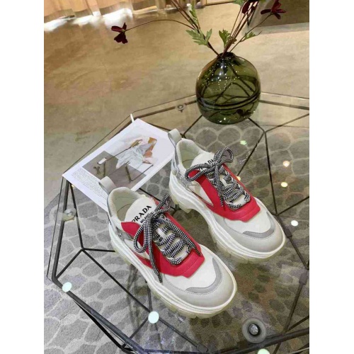 Cheap Prada Casual Shoes For Women #499710 Replica Wholesale [$99.99 USD] [ITEM#499710] on Replica Prada Flat Shoes