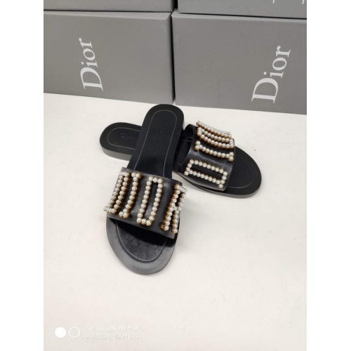 Cheap Christian Dior CD Slippers For Women #499969 Replica Wholesale [$56.00 USD] [ITEM#499969] on Replica Christian Dior Slippers