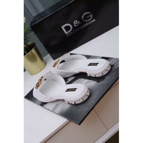 Cheap Dolce&amp;Gabbana D&amp;G Slippers For Women #500220 Replica Wholesale [$69.00 USD] [ITEM#500220] on Replica Dolce &amp; Gabbana D&amp;G Slippers
