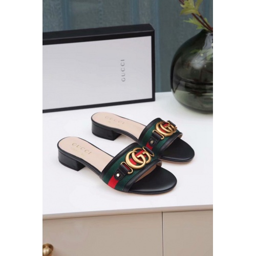 Cheap Gucci Fashion Slippers For Women #500910 Replica Wholesale [$65.00 USD] [ITEM#500910] on Replica Gucci Slippers