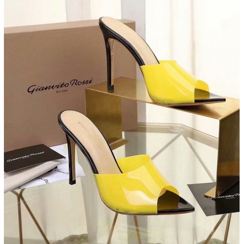 Cheap Gianvito Rossi Fashion Slippers For Women #500945 Replica Wholesale [$82.00 USD] [ITEM#500945] on Replica Gianvito Rossi Shoes