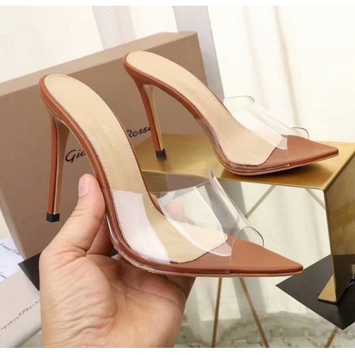 Cheap Gianvito Rossi Fashion Slippers For Women #500946 Replica Wholesale [$82.00 USD] [ITEM#500946] on Replica Gianvito Rossi Shoes
