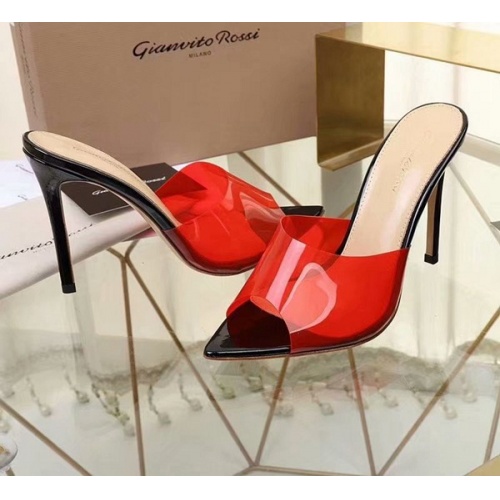 Cheap Gianvito Rossi Fashion Slippers For Women #500947 Replica Wholesale [$82.00 USD] [ITEM#500947] on Replica Gianvito Rossi Shoes