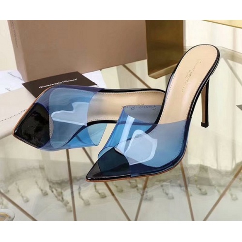 Cheap Gianvito Rossi Fashion Slippers For Women #500950 Replica Wholesale [$82.00 USD] [ITEM#500950] on Replica Gianvito Rossi Shoes
